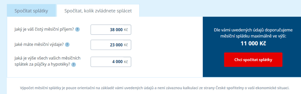 úvěrová kalkulacka-ceska-sporitelna